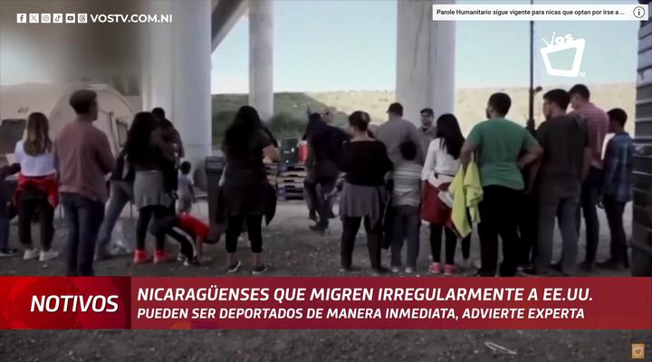 Nicas que migren irregularmente a EE.UU. podrían ser deportados inmediatamente