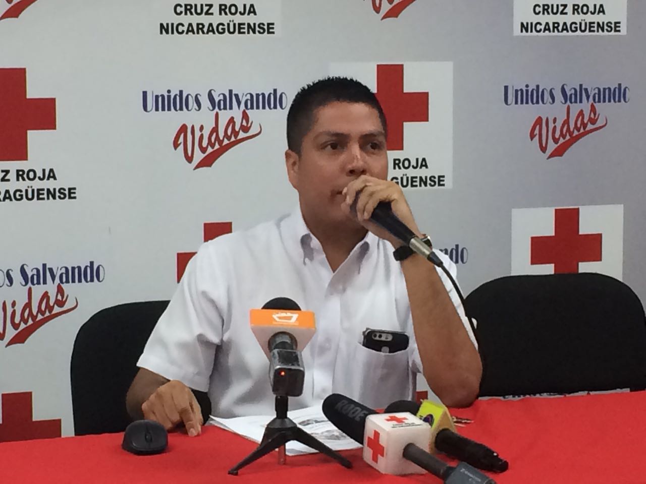 Auner García, director general de Cruz Roja Nicaragüense. Foto: Walkiria Chavarría