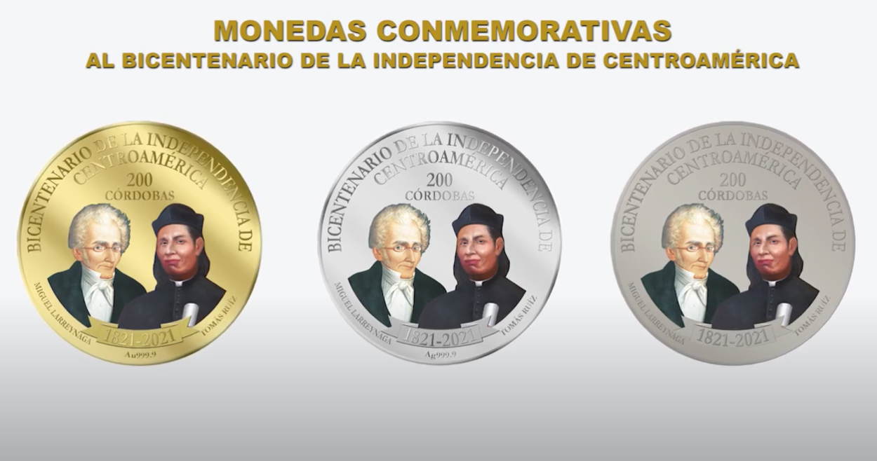 Banco Central emite moneda conmemorativa por el Bicentenario de  Centroamérica - Vos TV