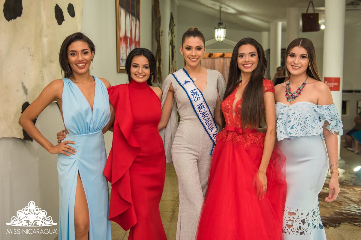 Cuatro candidatas seleccionadas en el segundo Casting Regional para Miss Nicaragua 2018. Foto: Miss Nicaragua.