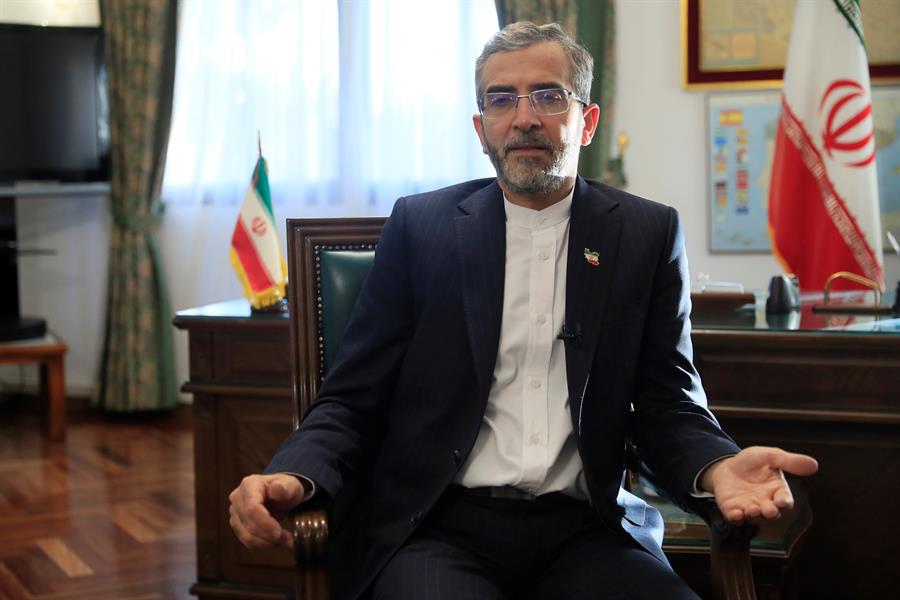 El viceministro de Exteriores y negociador jefe nuclear de Irán, Ali Bagheri Kani, en una imagen de archivo. /EFE