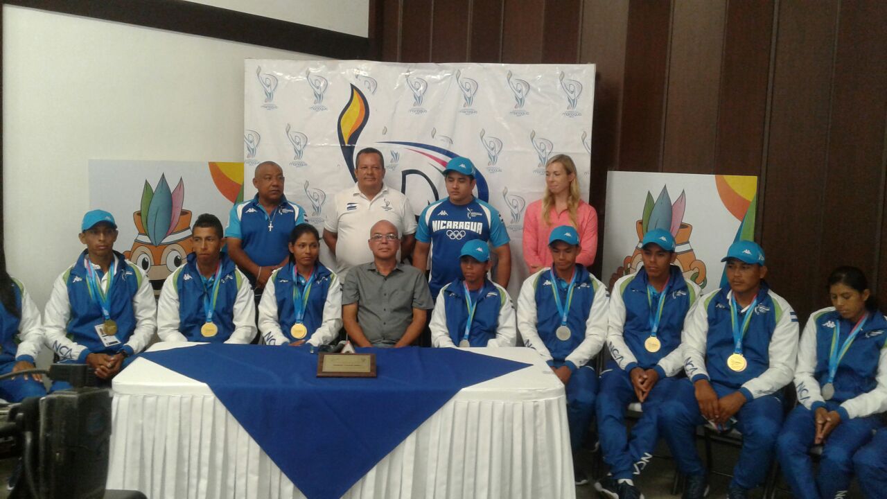Esta es la delegación nicaragüense de Remo que aportaron cinco medallas de oro en los Juegos Centroamericanos Managua 2017,