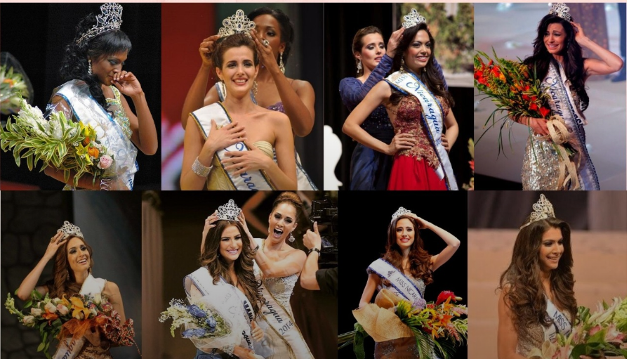 Así lucen las 10 últimas Miss Nicaragua Vos TV