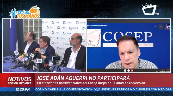 ENTREVISTA: José Adán Aguerri no participará en las elecciones presidenciales del Cosep