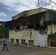 Destrozos en Caruna. Foto: Gerall Chávez