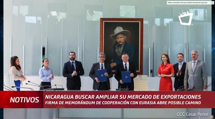 Nicaragua busca ampliar su mercado de exportaciones con la Unión Euroasiática