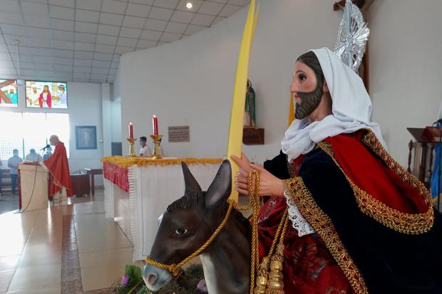 En medio del Covid-19 católicos de Nicaragua celebran el Domingo de Ramos