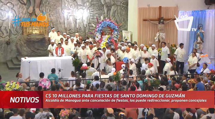 Alcaldía de Managua tiene presupuesto de 10 millones de córdobas para fiestas de Santo Domingo