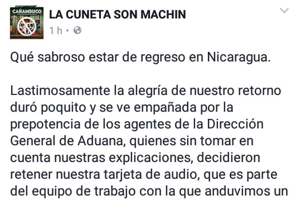 DGA deja "Cañambuco" a La Cuneta Son Machin