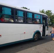 Transporte intermunicipal durante el paro nacional. Foto: Jimmy Romero.