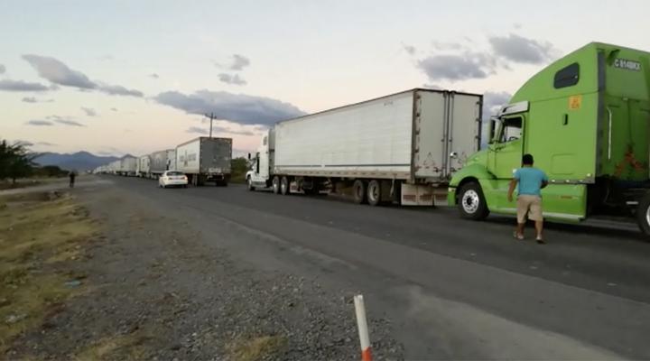 Contenedores retenidos en Choluteca