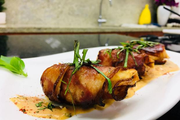 Cocina De Sol a Sol: pollo albardado relleno de queso