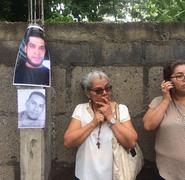 Fotografías de los jóvenes desaparecidos en Nicaragua y cuyos familiares aseguran que están en las celdas de la Dirección de Auxilio Judicial en Managua, conocidas como "El Chipote". Foto: Walkiria Chavarría.