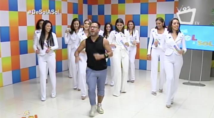 Candidatas a Miss Nicaragua 2018 al ritmo de bachata