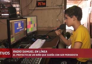 “Radio Samuel”, los primeros pasos de un niño que sueña con ser periodista
