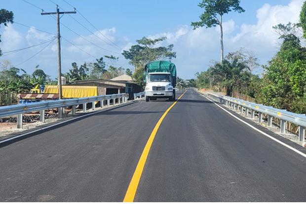 Concluye construcción del tercer tramo de la carretera El Rama-El Tortuguero