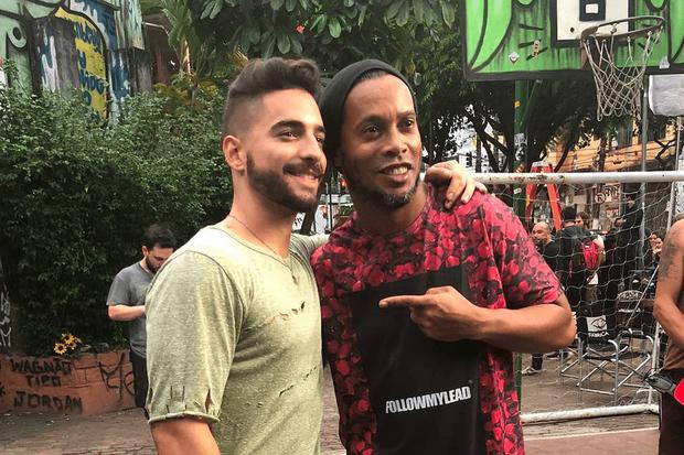 Maluma y Ronaldinho, juntos en un videoclip