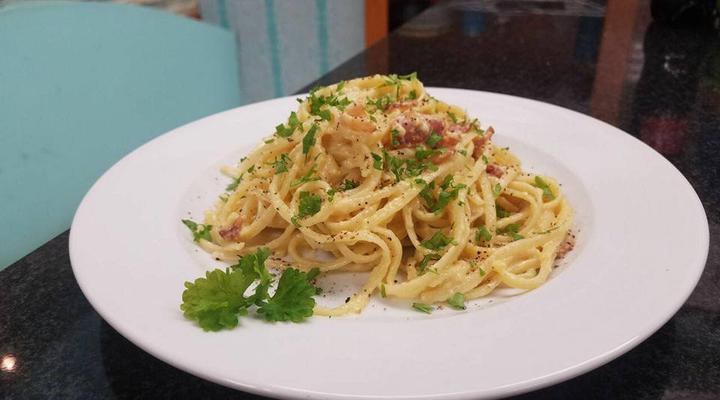 Pasta carbonara: receta paso a paso