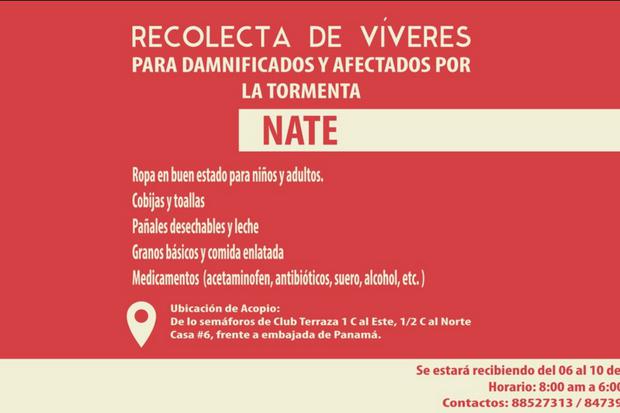 Organizan colecta para los damnificados por las lluvias en Rivas