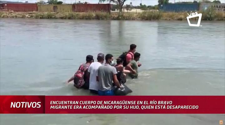 Nueve nicaragüenses casi mueren intentando cruzar el Río Bravo