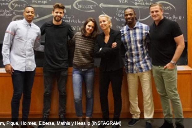 Gerard Piqué en Harvard