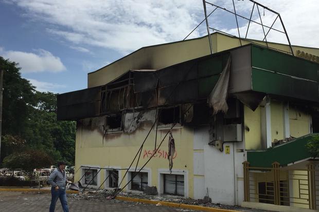 Destrozos en Caruna. Foto: Gerall Chávez