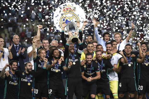 Real Madrid supera al Mánchester United en la final de Supercopa de Europa