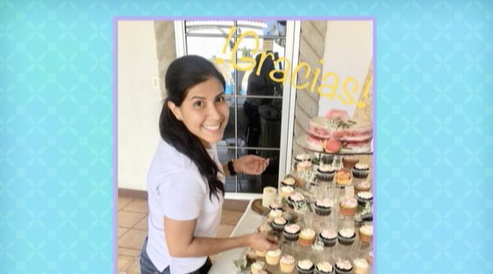 Olga Centeno enfrenta los retos y emprende con una tienda de cupcakes
