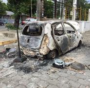 Destrozos en Caruna. Foto: Gerall Chávez