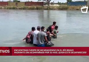 Nueve nicaragüenses casi mueren intentando cruzar el Río Bravo