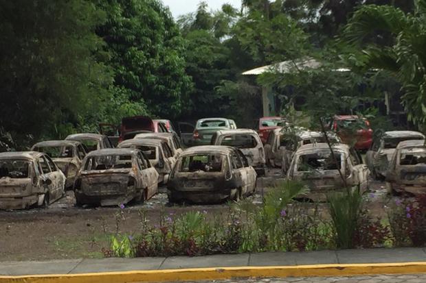 Afectaciones en instalaciones cercanas a la UCA