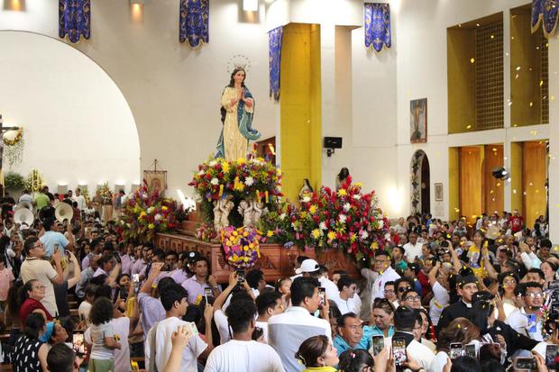 ¿Quién causa tanta alegría? ¡La Concepción de María!
