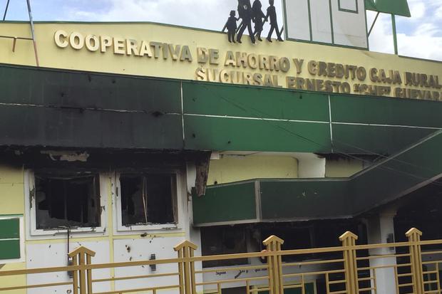 Destrozos en Caruna. Foto: Gerall Chávez