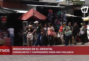Pobladores demandan más seguridad en el mercado Oriental