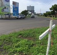 Vacía. Así luce carretera a Masaya durante el paro nacional. Esta vía es una de las arterias más transitadas de Managua. Foto: Gerall Chávez.