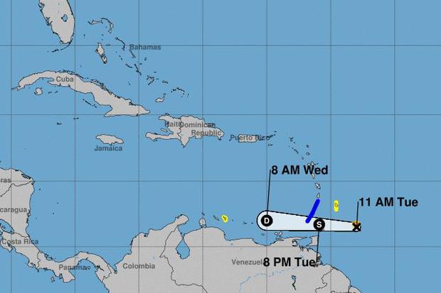 Vigilan a tormenta tropical Don en su ruta por el Mar Caribe