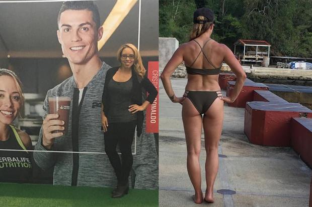 Samanta Clayton la chica que entrena a Cristiano Ronaldo