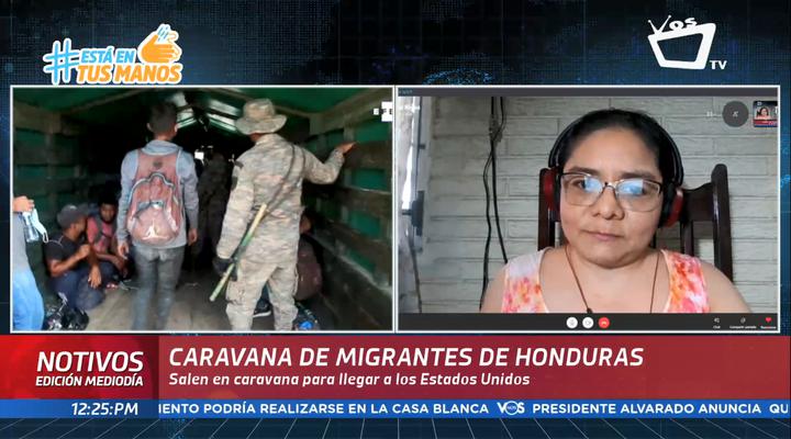 ENTREVISTA: Nueva caravana de migrantes sale de Honduras para llegar a los Estados Unidos