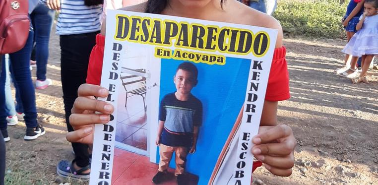 Niño que había sido secuestrado / Cortesía