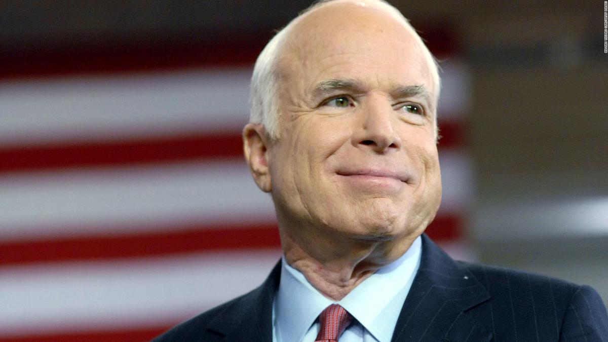 El senador John McCain falleció a los 81 años por cáncer cerebral. Foto: CNN en español