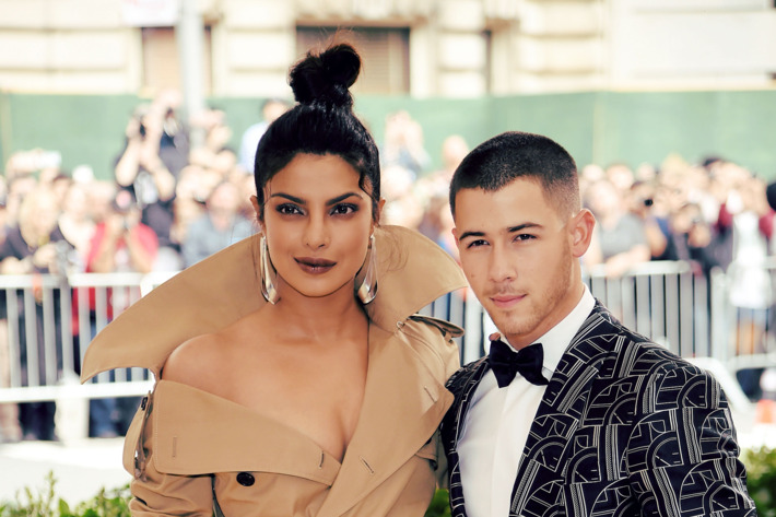 Nick Jonas y Priyanka Chopra.