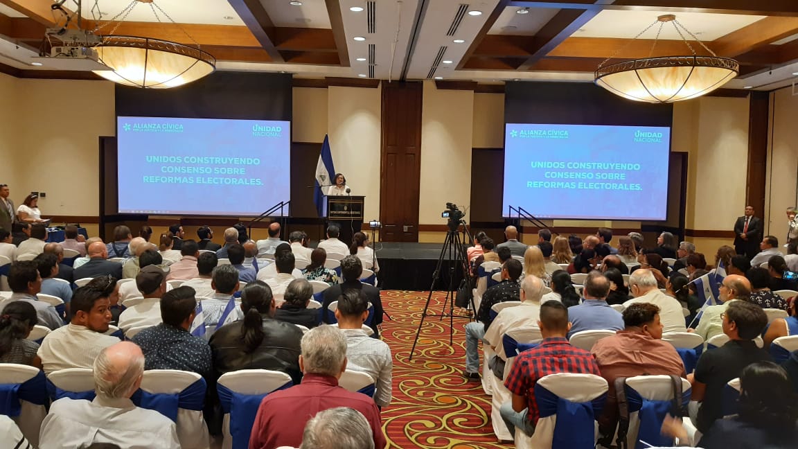 Alianza Cívica y UNAB presenta propuesta de reforma electoral / Jimmmy Romero
