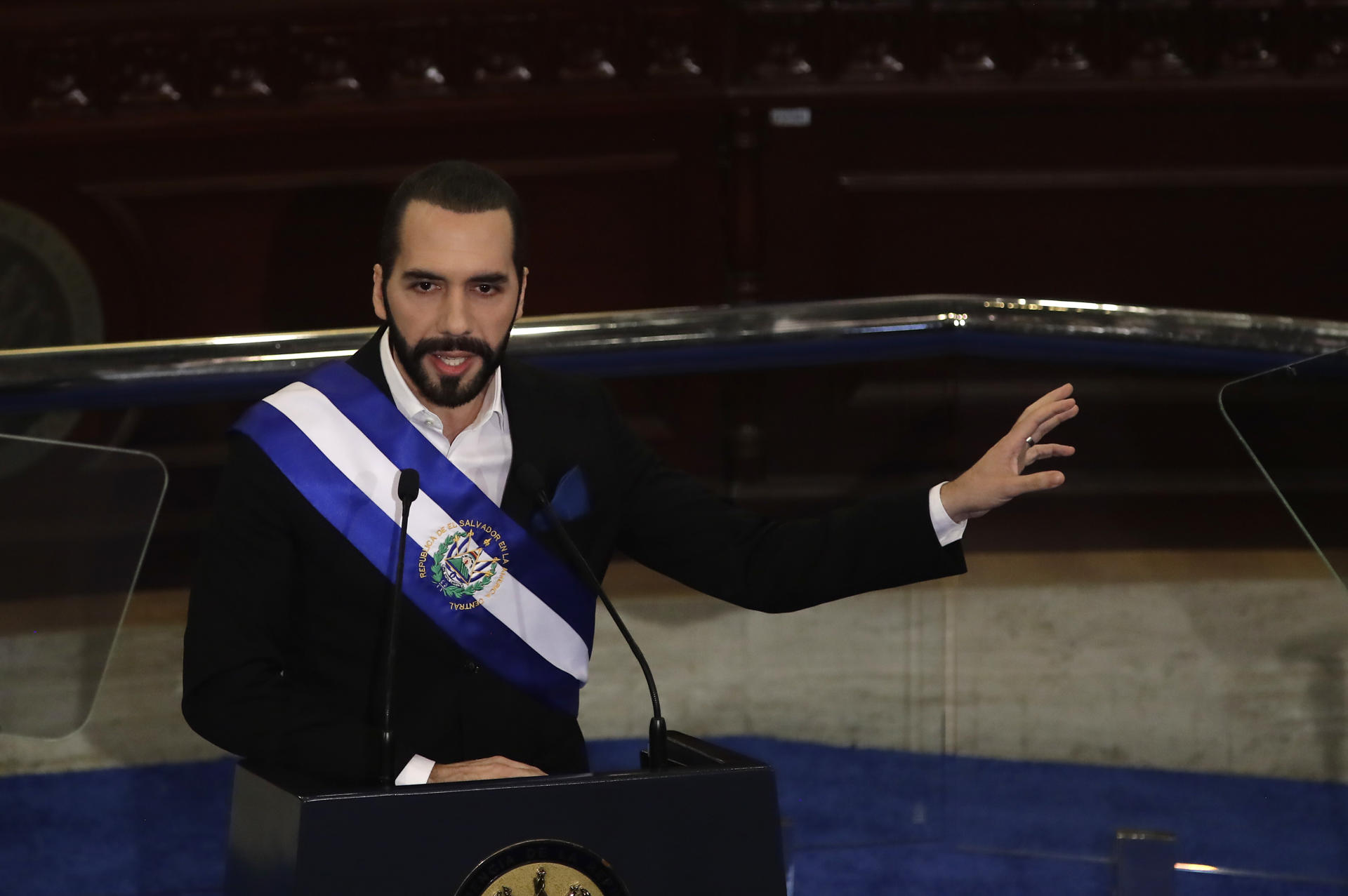 El presidente de El Salvador, Nayib Bukele, en una fotografía de archivo. EFE