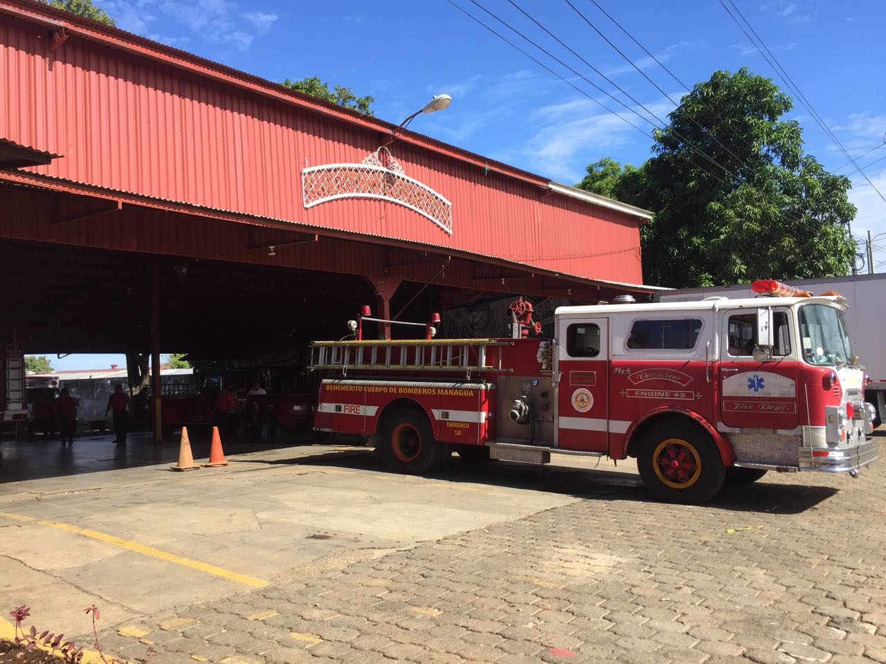 En la ciudad de Managua, el Benémiro Cuerpo de Bomberos ha destinado 45 miembros para dar cobertura a las festividades de este 7 de diciembre.