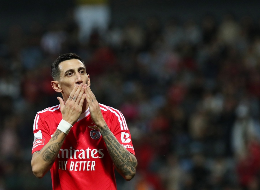 El argentino Ángel di María, delantero del Benfica. /EFE