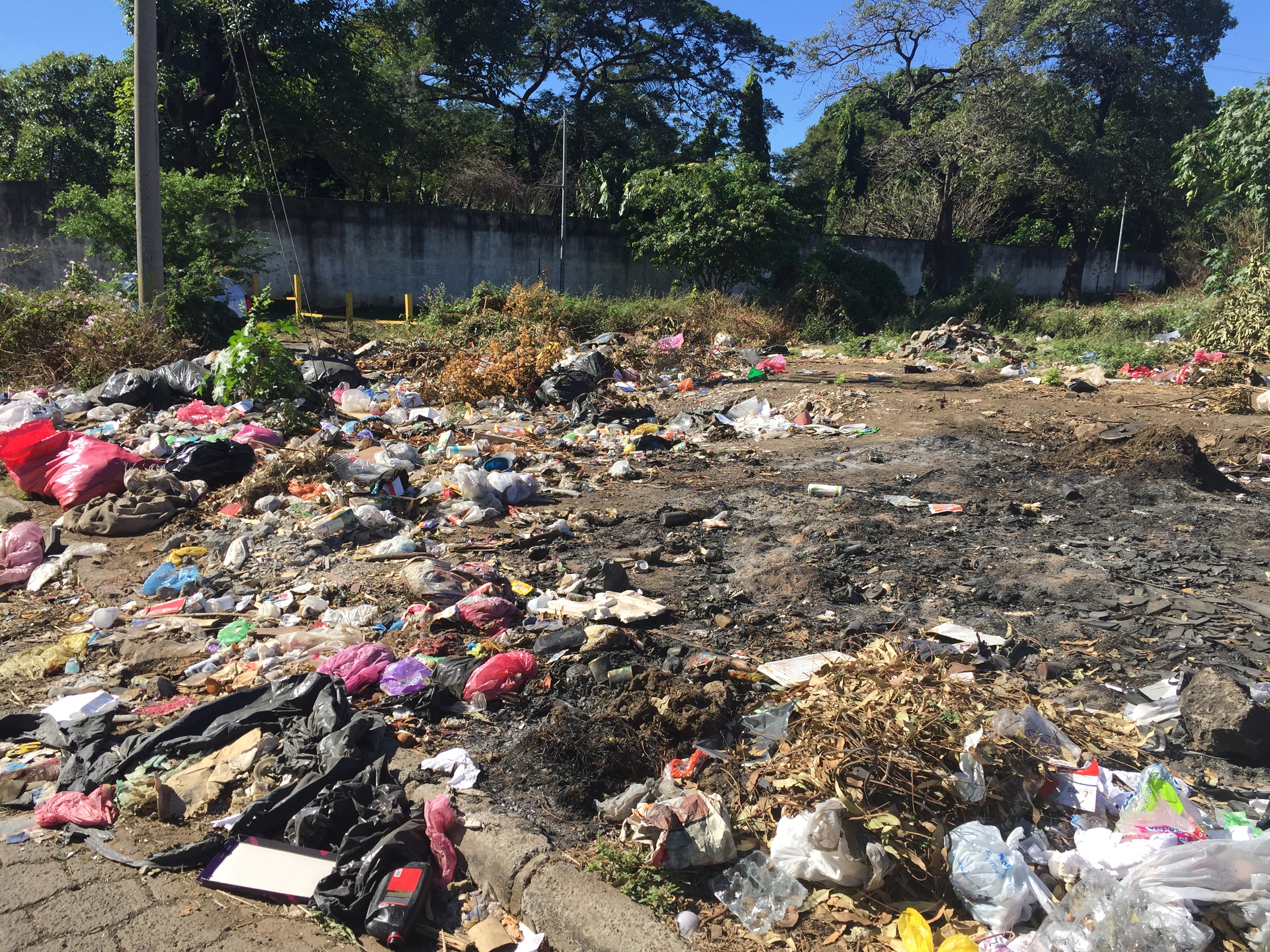 Predio ubicado en una de las entreda del Barrio Bello Amanecer en Ciudad Sandino. Foto: Margin Pozo