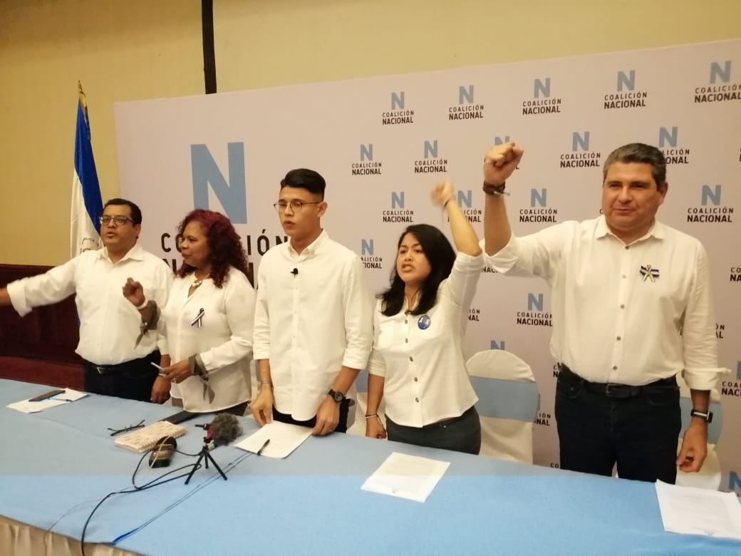 Miembros de la Alianza Cívica y UNAB / Lorenzo Vega