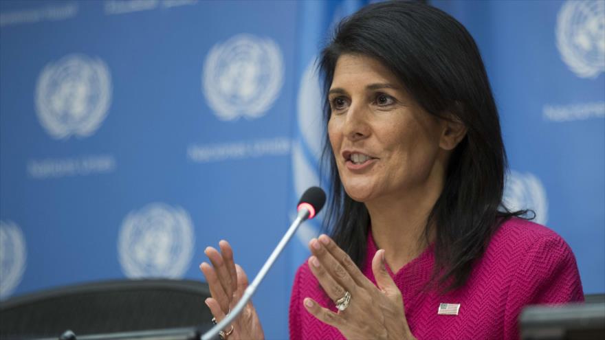 Nikki Haley, embajadora de Estados Unidos en la ONU.