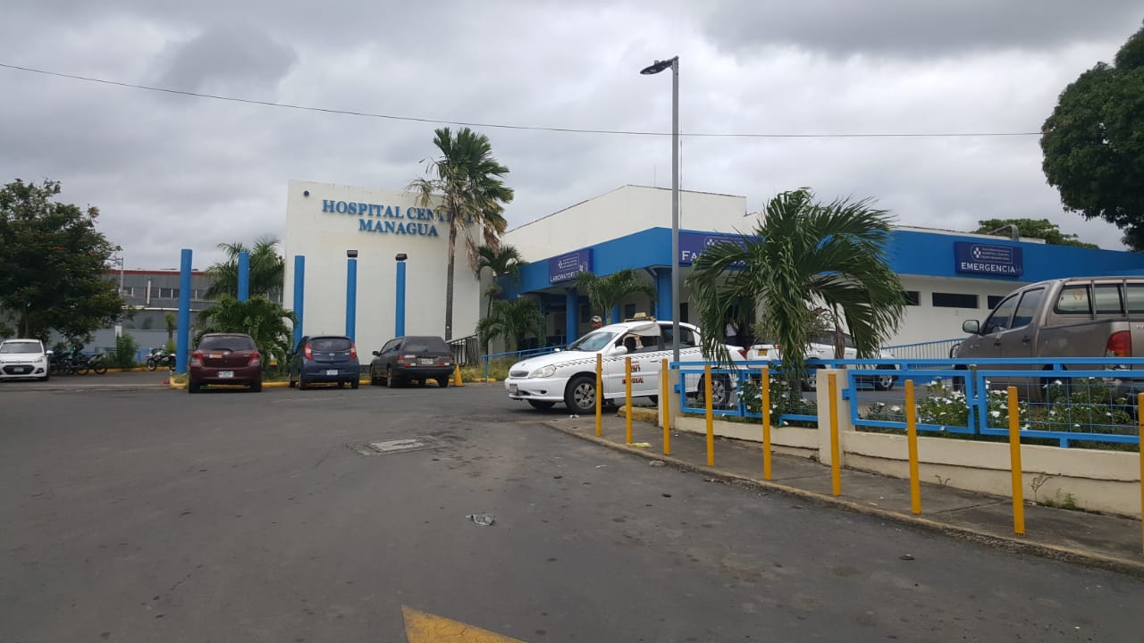 Fachada del Hospital Central en Managua. Foto: Jimmy Romero