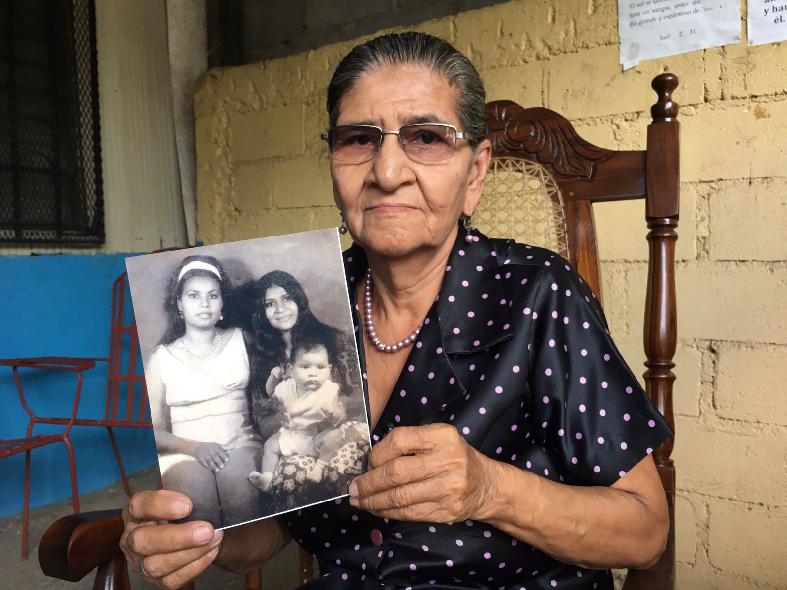 Yolanda Jarquín, madre de niña secuestrada hace 50 años